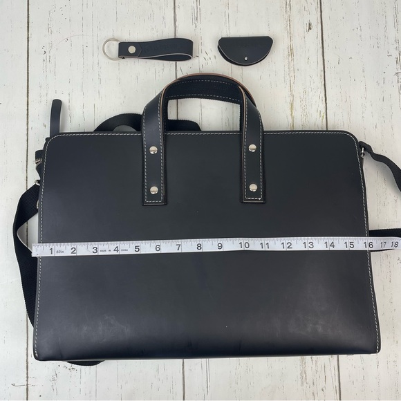 Vacavaliente Robb Vices Singapur U Exclusive Leather Briefcase - Picture 7 of 16